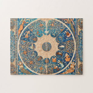 Zodiac Signs Vintage Celestial Karta Pussel