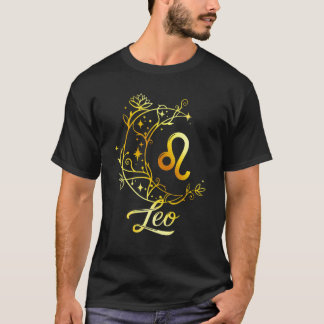 Zodiac skriver Leo Birtday Present for Man Woman t T Shirt