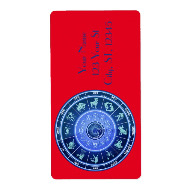 Zodiac Sol signerar Astrology Calendar Thunder_Cov Fraktsedel (Framsidan)