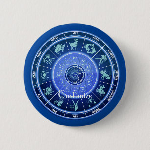 Zodiac Sol signerar Astrology Calendar Thunder_Cov Knapp