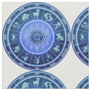 Zodiac Sol signerar Astrology Calendar Thunder_Cov Tyg