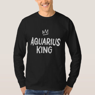 Zodiac Star Sign Astrology Horoscope King Aquari T Shirt