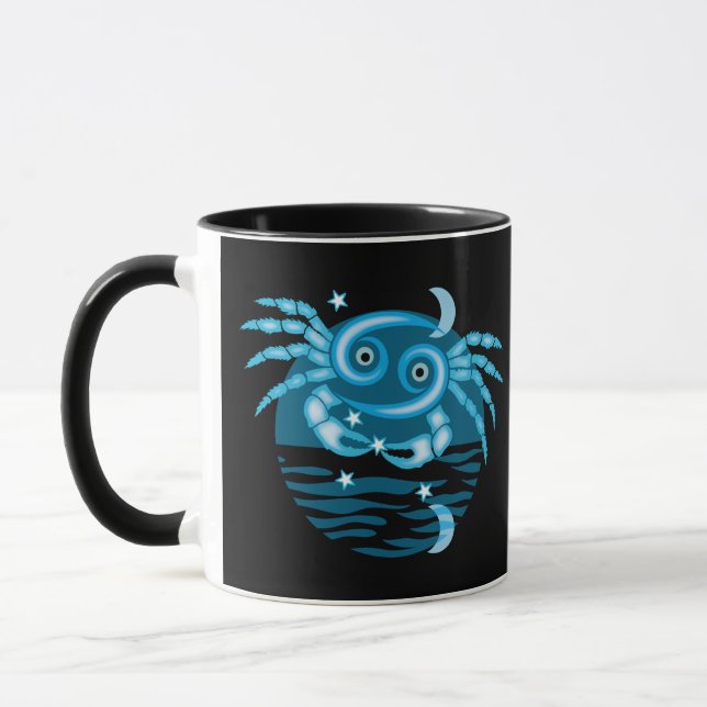 Zodiac-Stjärntecken - cancersymbol Mugg (Vänster)