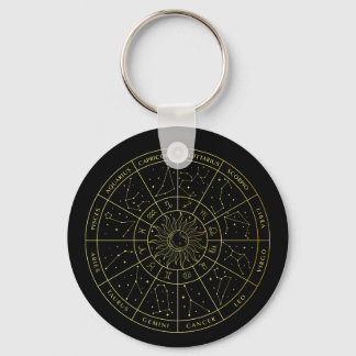 Zodiac stjärntecken horoscope-konstellationer kart nyckelring