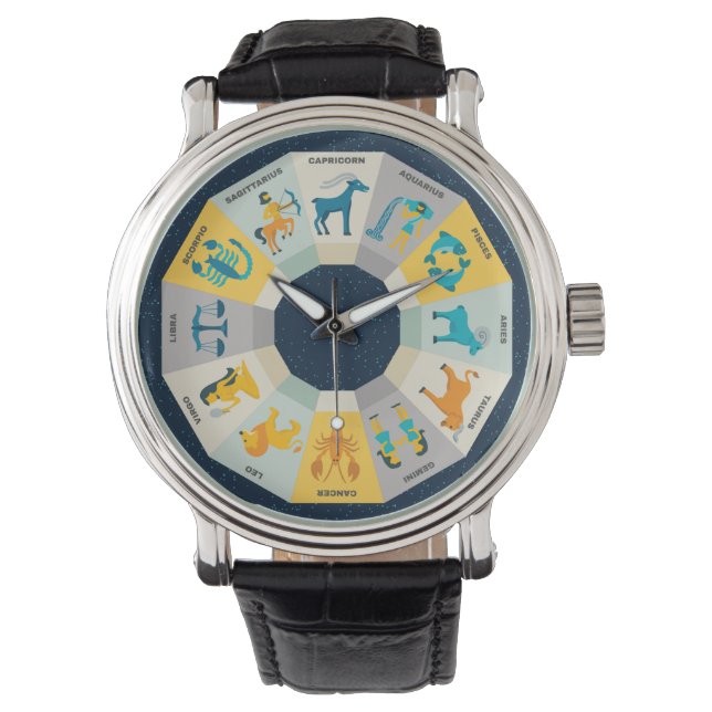 Zodiac Symbol Armbandsur (Framsida)