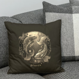 Zodiac Symbol Celestial Fantasy Pisces Kudde