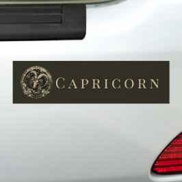 Zodiac Symbol Sea Goat Celestial Fantasy Capricorn Bildekal