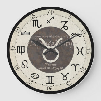 Zodiac tar tid på - Oxen Stor Klocka