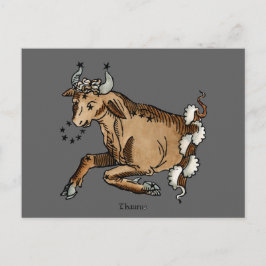 Zodiac: Taurus, 1482 Vykort