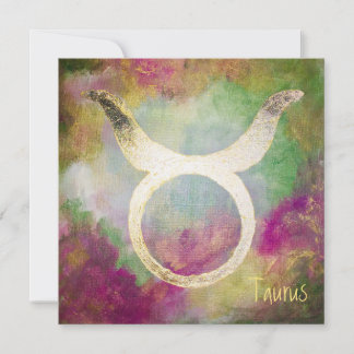 Zodiac: TAURUS-anteckningskort Anteckningskort