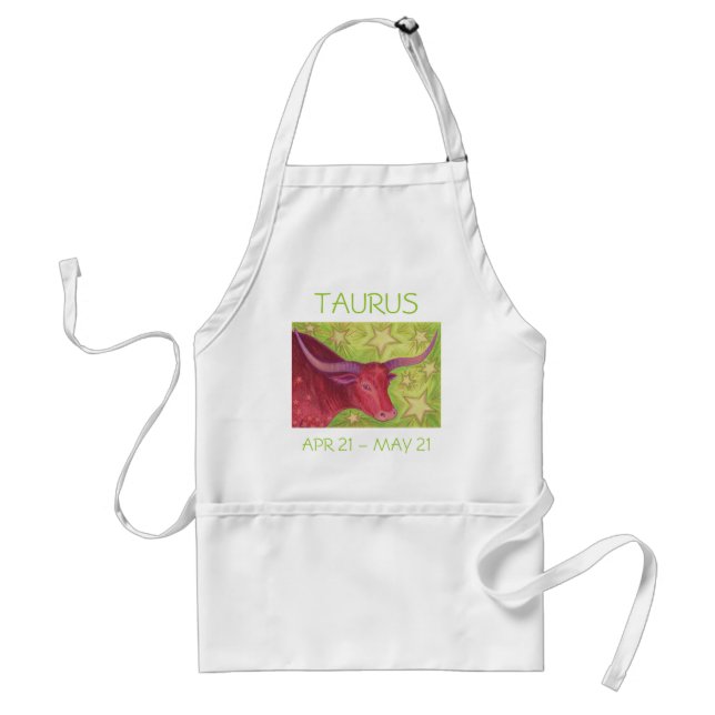Zodiac Taurus apron Förkläde (Framsidan)