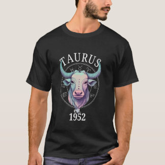 Zodiac Taurus Bull Born 1952 T Shirt