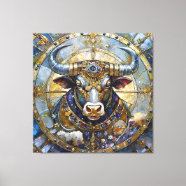 Zodiac - Taurus Bull Canvastryck