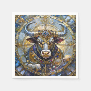 Zodiac - Taurus Bull Pappersservett