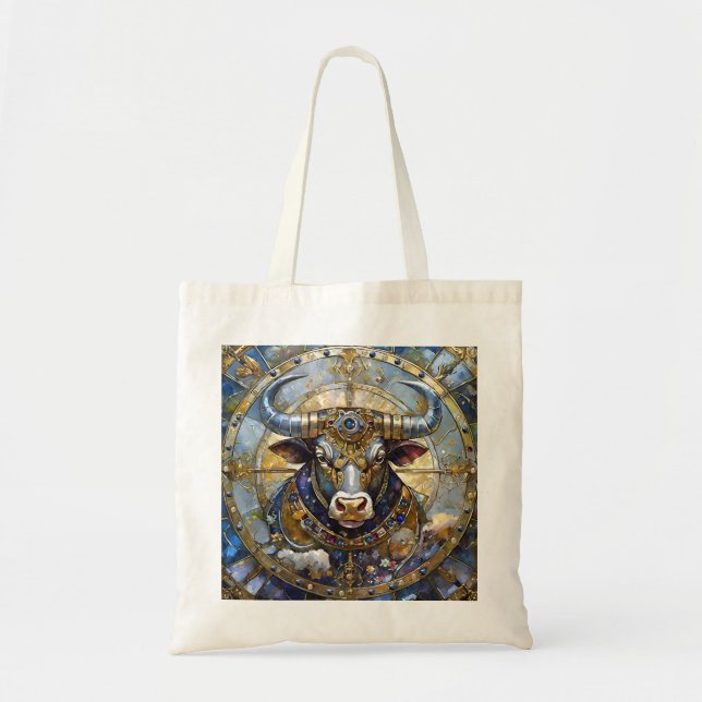 Zodiac - Taurus Bull Tygkasse (Framsidan)