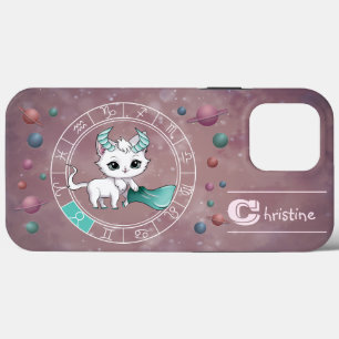 Zodiac Taurus Cute Cat Wheel Planet Astrology