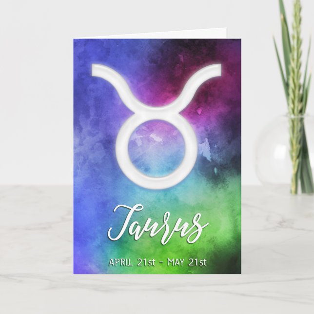 Zodiac: Taurus Data Kort (Framsida)