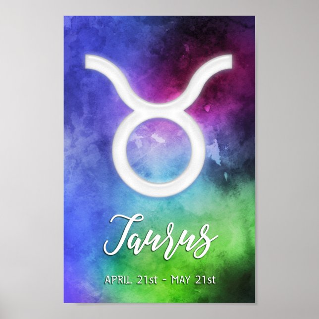 Zodiac: Taurus Data Poster (Framsidan)