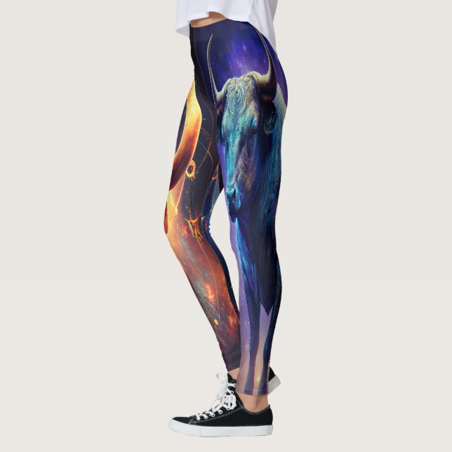 Zodiac Taurus Leggings - Söt (Vänster)