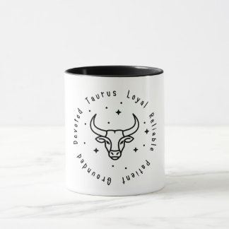 Zodiac Taurus Mugg