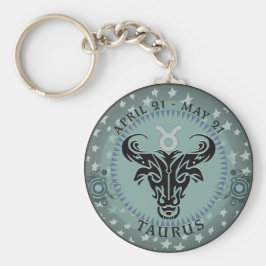Zodiac Taurus Nyckelring