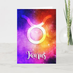 Zodiac: Taurus Space Candy Kort