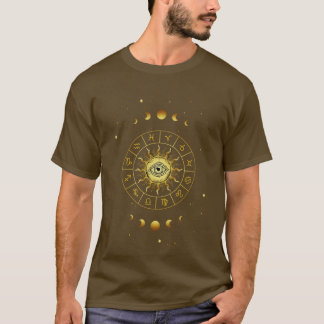 Zodiac-tecken Astrology Cosmic Helig Geometry T Shirt