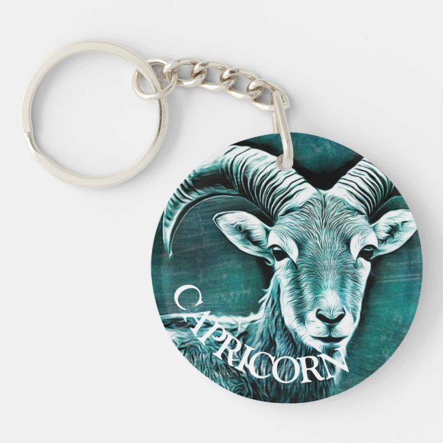 Zodiac-tecken Capricorn Goat-symbol jul (Framsidan)