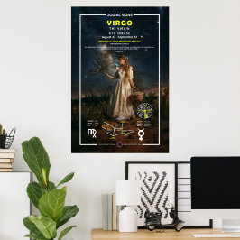 Zodiac-tecken för Våg Poster