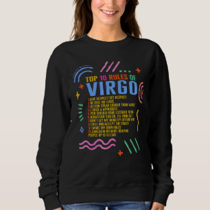 Zodiac-tecken högst 10 Regler av Våg solrosolastro T Shirt