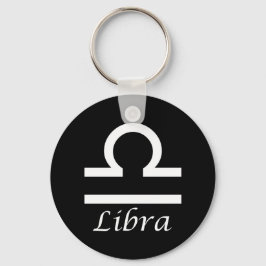 Zodiac-tecken "Libra" Nyckelring