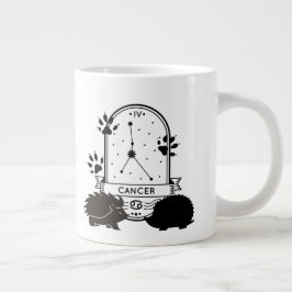 Zodiac-tecken och matchande sällskapsdjur. Cancer  Jumbo Mugg