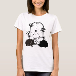 Zodiac-tecken och matchande sällskapsdjur. Cancer T Shirt