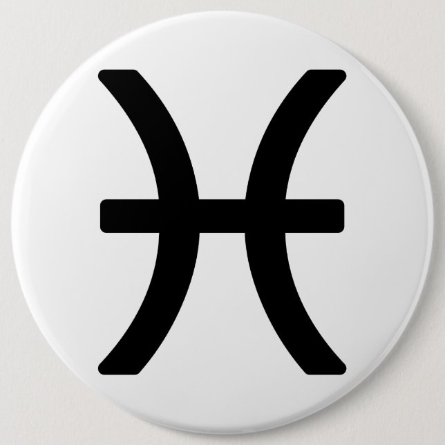 Zodiac-tecken Pisces Knapp (Framsida)