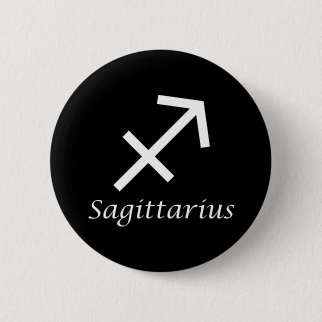 Zodiac-tecken "Sagittarius" Knapp (Framsida)