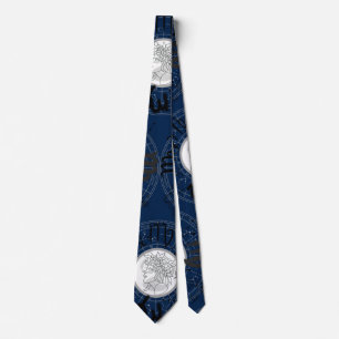 Zodiac-tecken - Våg.b D Blue BG Slips
