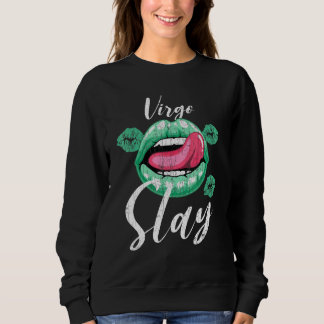 Zodiac-tecknet Våg Slay Graphic for Girls Women T Shirt