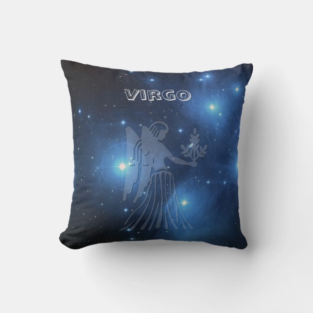 Zodiac undertecknar våg kudde (Framsida)