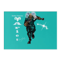 Zodiac Universe Aries - Akrylväggkonst