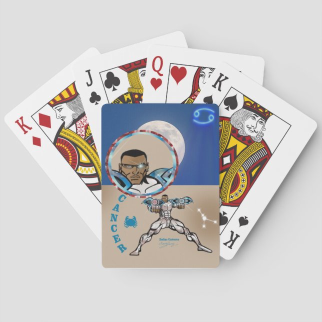 Zodiac Universe - Cancer - Klassiskt spelkort (Baksidan)