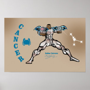 Zodiac Universe - Cancer Poster