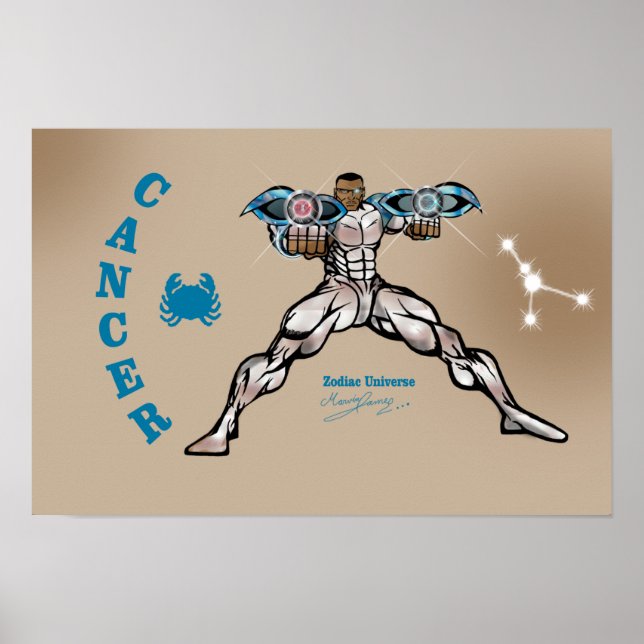 Zodiac Universe - Cancer Poster (Framsidan)