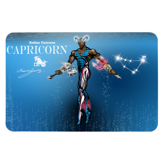 Zodiac Universe - Capricorn Magnet (Horisontell)