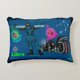 Zodiac Universe Libra-dekorfärg Prydnadskudde