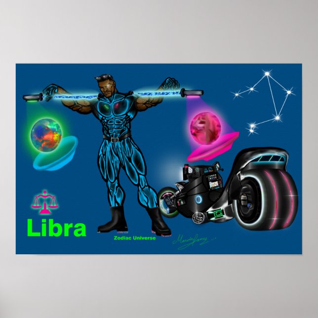 Zodiac Universe - Libra Poster (Framsidan)