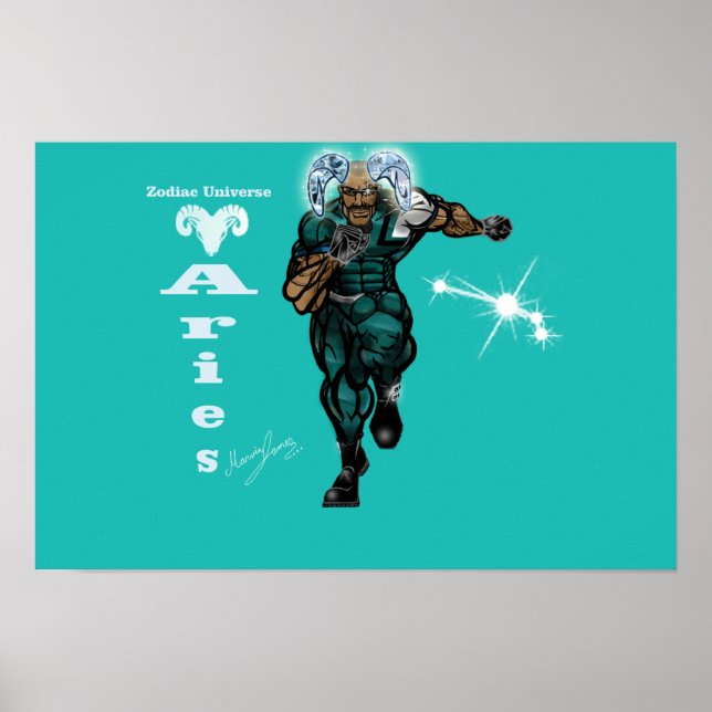 Zodiac Universe - Poster Aries (Framsidan)