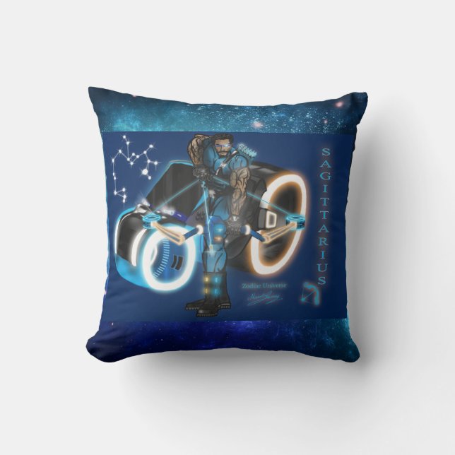 Zodiac Universe-Sagittarius Dekorativ kudde (Framsida)