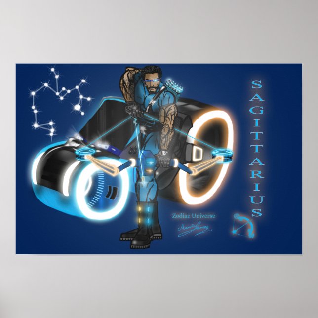 Zodiac Universe - Sagittarius Poster (Framsidan)