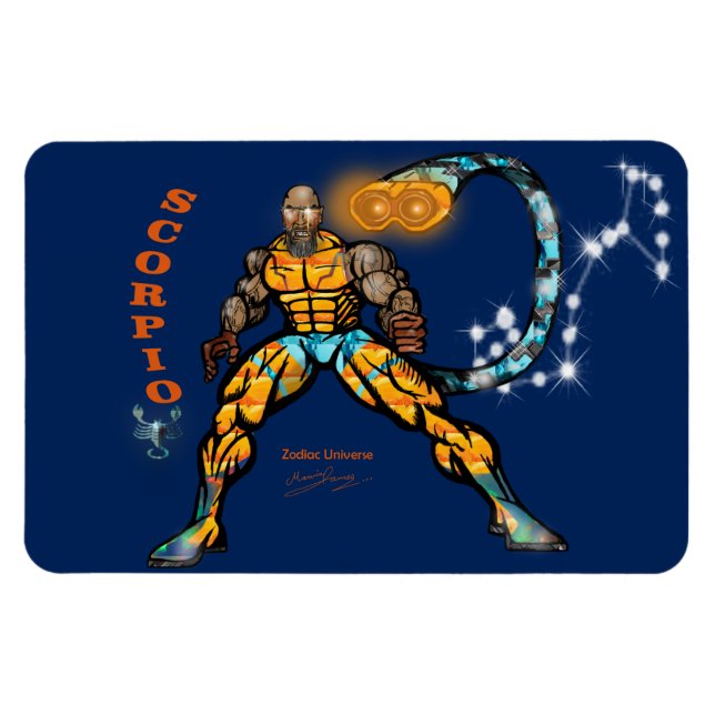 Zodiac Universe - Scorpio Magnet (Horisontell)