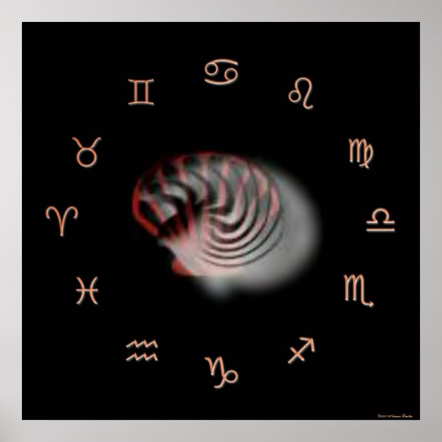 Zodiac-utskrift Poster (Framsidan)